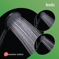 Душевая система Iddis Aiger AIGBL3Fi06, черный матовый
