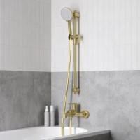 Смеситель для ванны и душа Iddis Aiger AIGMG00i02WA, PVD-покрытие, золото матовое
