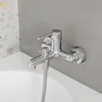 Смеситель для ванны и душа Iddis Aiger AIGSB00i02WA, хром