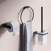Набор аксессуаров Am.Pm Inspire V2.0, для зоны туалета, цвет черный матовый, AK50T1103B