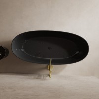 Карбоновая ванна Abber Karbon AK9001-1.7, 170 х 75 см, цвет черный