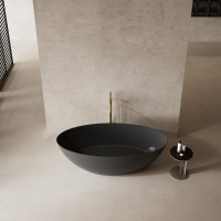 Карбоновая ванна Abber Karbon AK9002-1.8, 180 х 85 см, цвет черный