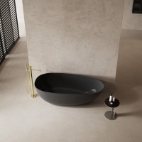 Карбоновая ванна Abber Karbon AK9011-1.7, 170 х 80 см, цвет черный