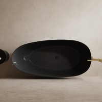 Карбоновая ванна Abber Karbon AK9011-1.7, 170 х 80 см, цвет черный