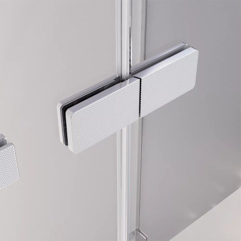 Душевая дверь Veconi Premium Alassio AL-120-00-CH-C4, 120 см, стекло прозрачное, профиль хром