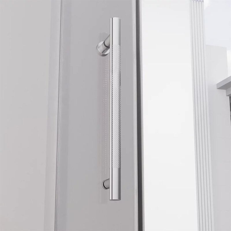 Душевая дверь Veconi Premium Alassio AL-120-00-CH-C4, 120 см, стекло прозрачное, профиль хром