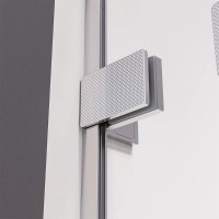 Душевая дверь Veconi Premium Alassio AL-120-00-CH-C4, 120 см, стекло прозрачное, профиль хром