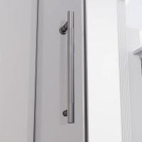 Душевая дверь Veconi Premium Alassio AL-140-00-GR-C4, 140 см, стекло прозрачное, профиль графит брашированный