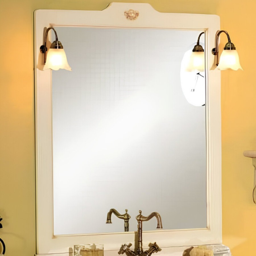 Зеркало Cezares Alicante AL.SP.403, 100 см, Decorato Celeste Crema