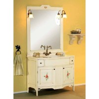 Зеркало Cezares Alicante AL.SP.403, 100 см, Decorato Celeste Crema