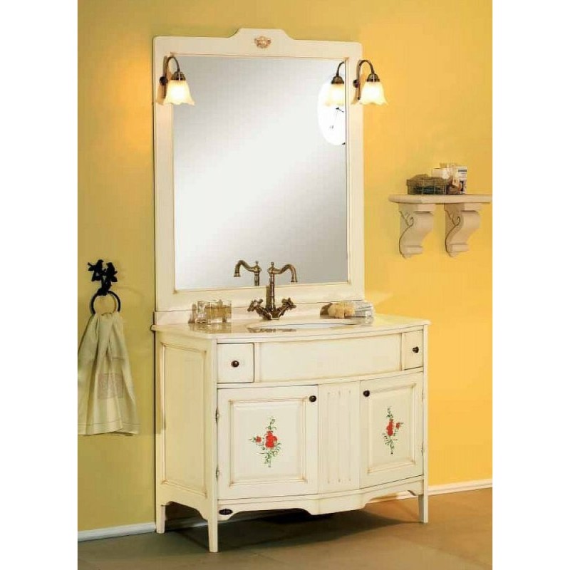 Зеркало Cezares Alicante AL.SP.403, 100 см, Decorato Celeste Crema