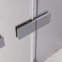 Душевой уголок Veconi Premium Alassio SP GR, AL-SP-12080-00-GR-C4, 120 x 80 см, стекло прозрачное осветленное, профиль брашированный графит