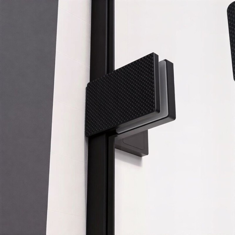 Душевой уголок Veconi Premium Alassio SP B, AL-SP-12090-00-B-C4, 120 x 90 см, стекло прозрачное осветленное, профиль черный матовый