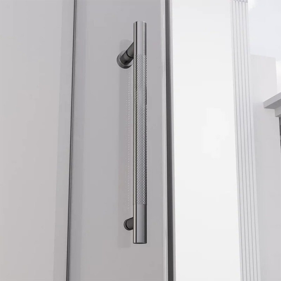Душевой уголок Veconi Premium Alassio SP GR, AL-SP-12090-00-GR-C4, 120 x 90 см, стекло прозрачное осветленное, профиль брашированный графит