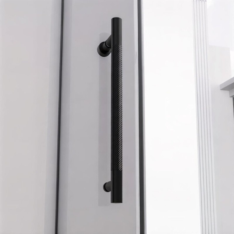 Душевой уголок Veconi Premium Alassio SP BB, AL-SP-130100-00-BB-C4, 130 x 100 см, стекло черное, профиль черный матовый
