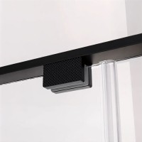 Душевой уголок Veconi Premium Alassio SP B, AL-SP-140100-00-B-C4, 140 x 100 см, стекло прозрачное осветленное, профиль черный матовый