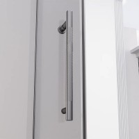 Душевой уголок Veconi Premium Alassio SP GR, AL-SP-140100-00-GR-C4, 140 x 100 см, стекло прозрачное осветленное, профиль брашированный графит