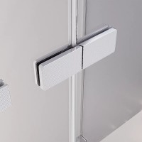 Душевой уголок Veconi Premium Alassio SP CH, AL-SP-14080-00-CH-C4, 140 x 80 см, стекло прозрачное осветленное, профиль хром
