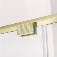 Душевой уголок Veconi Premium Alassio SP G, AL-SP-14090-00-G-C4, 140 x 90 см, стекло прозрачное осветленное, профиль брашированное золото