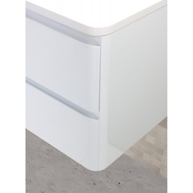 Тумба под раковину BelBagno Albano-1000 ALBANO-1000-2C-SO-BL искусственный камень, цвет белый