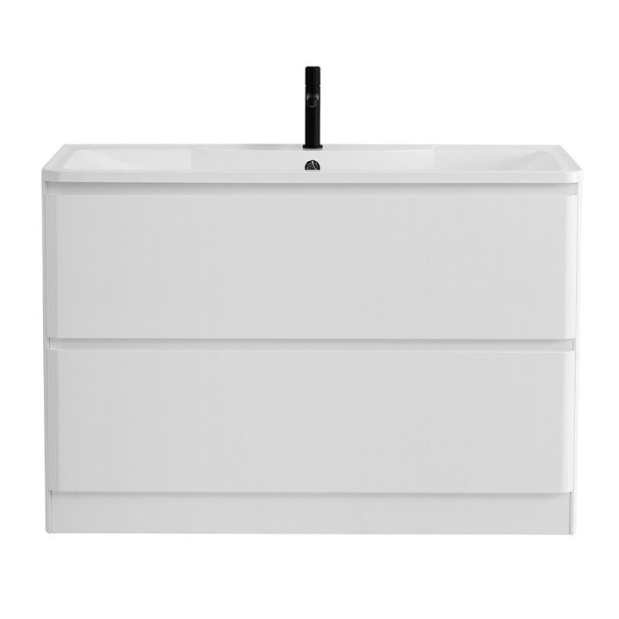 Тумба под раковину BelBagno Albano 120, напольная, цвет Bianco Lucido, Albano-1200-2C-PIA-BL