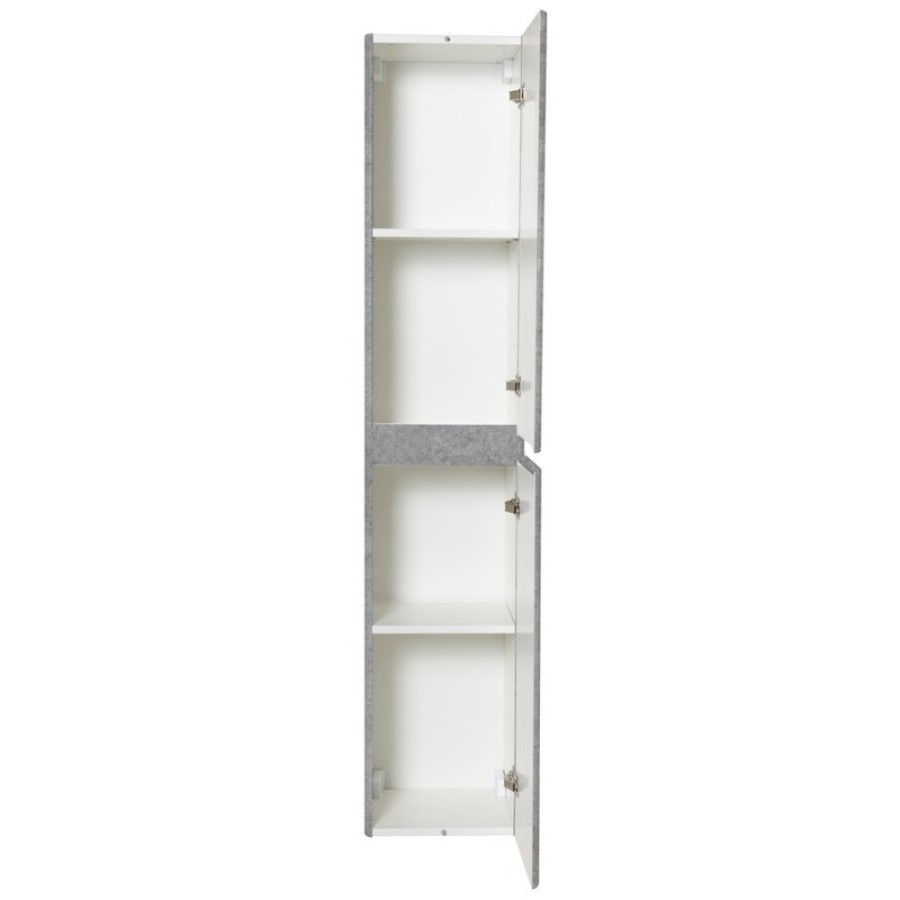 Пенал Belbagno Albano-1600-2A-SC-CVG-P, 32 см, подвесной, серый