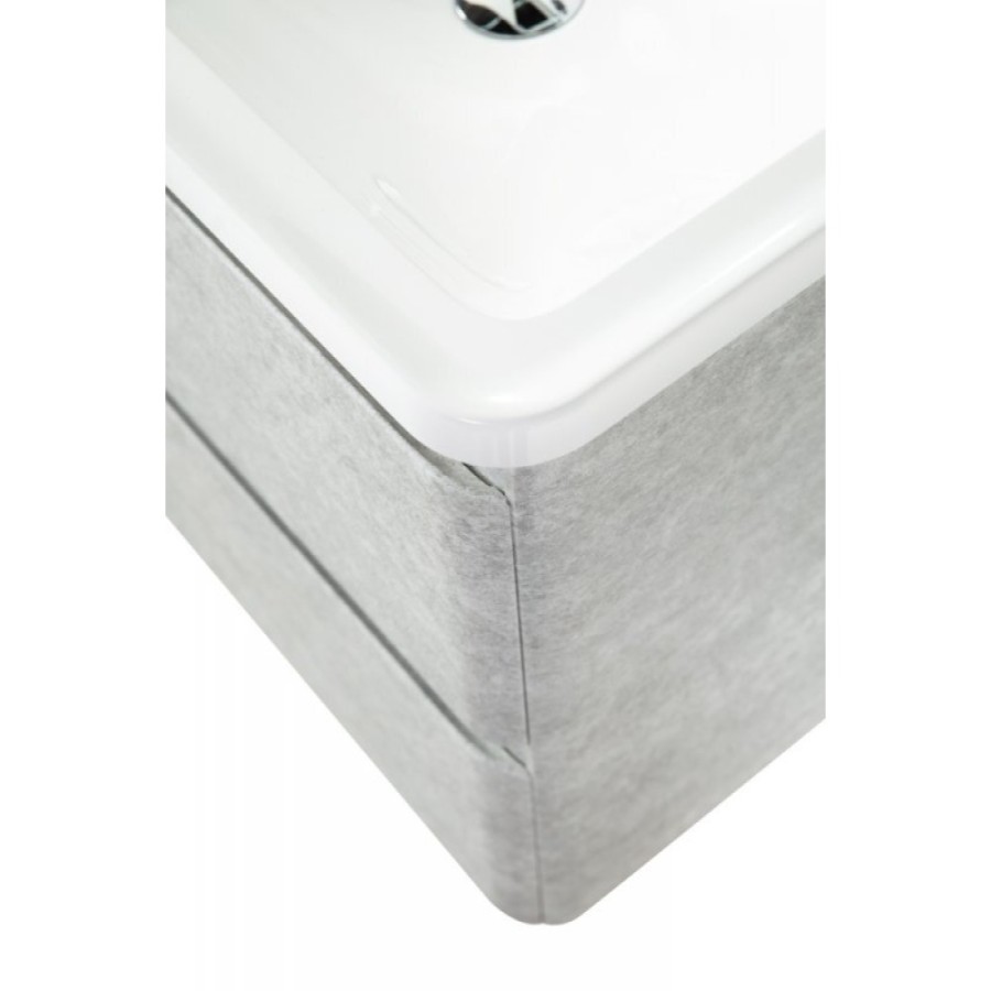 Тумба под раковину Belbagno Albano 60 cм подвесная, Cemento Verona Grigio, ALBANO-600-2C-SO-CVG