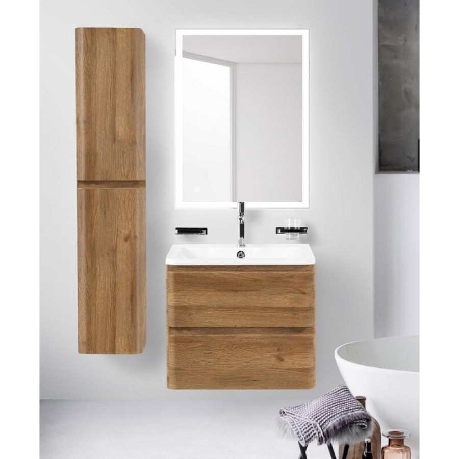 Тумба под раковину BelBagno Albano 70, подвесная, цвет Rovere Rustico, Albano-700-2C-SO-RR