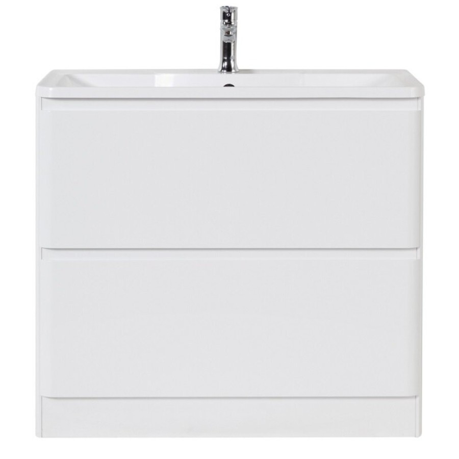 Тумба под раковину BelBagno Albano-800 ALBANO-800-2C-PIA-BL, 80 см, цвет Bianco Lucido