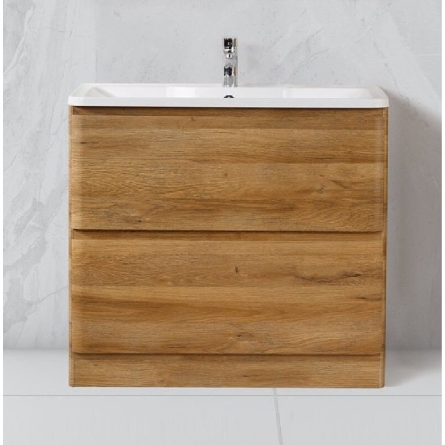 Тумба под раковину BelBagno Albano-800 ALBANO-800-2C-PIA-RR, 80 см, цвет Rovere Rustico