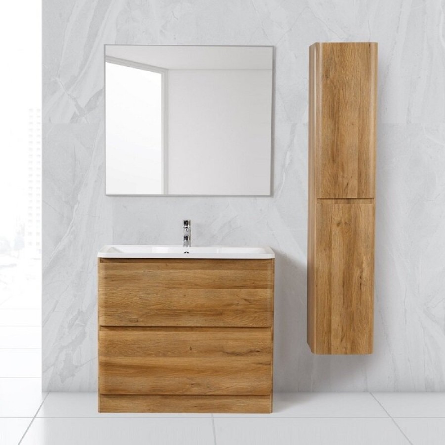 Тумба под раковину BelBagno Albano-800 ALBANO-800-2C-PIA-RR, 80 см, цвет Rovere Rustico