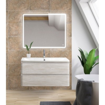 Тумба под раковину BelBagno Albano-800, 80 см, Rovere Vintage Bianco, серый, ALBANO-800-2C-SO-RVB