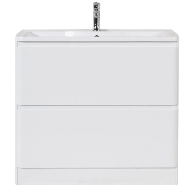 Тумба под раковину BelBagno Albano-900 ALBANO-900-2C-PIA-BL, 90 см, цвет Bianco Lucido