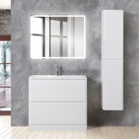 Тумба под раковину BelBagno Albano-900 ALBANO-900-2C-PIA-BL, 90 см, цвет Bianco Lucido