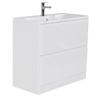 Тумба под раковину BelBagno Albano-900 ALBANO-900-2C-PIA-BL, 90 см, цвет Bianco Lucido