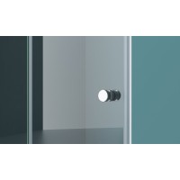 Душевая дверь в нишу BelBagno Albano, 100 х 195 см, стекло прозрачное, профиль хром, ALBANO-BS-12-100-C-Cr