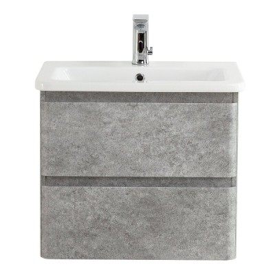 Тумба под раковину BelBagno Albano-Cer 50 см, подвесная, цвет Cemento Verona Grigio, Albano-Cer-500-2C-SO-CVG