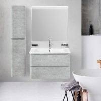 Тумба под раковину BelBagno Albano-Cer 80, подвесная, цвет Cemento Verona Grigio, Albano-Cer-800-2C-SO-CVG