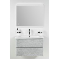 Тумба под раковину BelBagno Albano-Cer 80, подвесная, цвет Cemento Verona Grigio, Albano-Cer-800-2C-SO-CVG