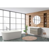 Тумба под раковину BelBagno Albano-Cer 80, подвесная, цвет Pino Scania, Albano-Cer-800-2C-SO-PS