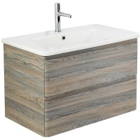 Тумба под раковину BelBagno Albano-Cer 80, подвесная, цвет Pino Scania, Albano-Cer-800-2C-SO-PS