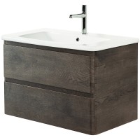 Тумба под раковину BelBagno Albano-Cer 80, подвесная, цвет Robere Nature Grigio, Albano-Cer-800-2C-SO-RNG