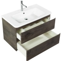 Тумба под раковину BelBagno Albano-Cer 80, подвесная, цвет Robere Nature Grigio, Albano-Cer-800-2C-SO-RNG