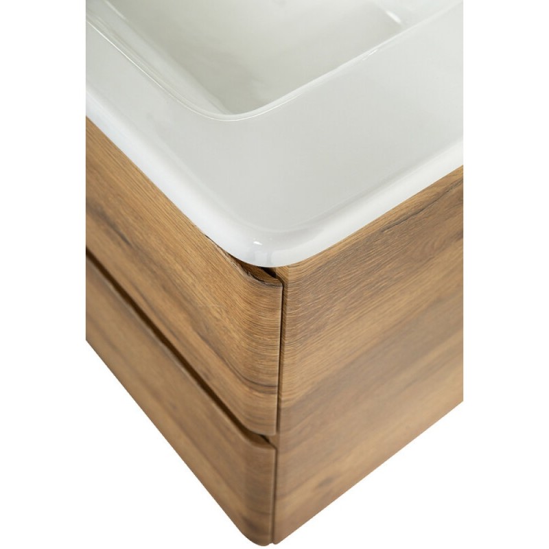 Тумба под раковину BelBagno Albano-Cer 80, подвесная, цвет Rovere Rustico, Albano-Cer-800-2C-SO-RR