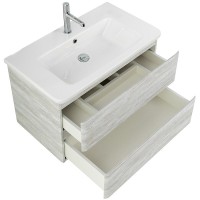 Тумба под раковину BelBagno Albano-Cer 80, подвесная, цвет Rovere Vintage Bianco, Albano-Cer-800-2C-SO-RVB