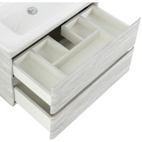 Тумба под раковину BelBagno Albano-Cer 80, подвесная, цвет Rovere Vintage Bianco, Albano-Cer-800-2C-SO-RVB