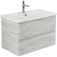 Тумба под раковину BelBagno Albano-Cer 80, подвесная, цвет Rovere Vintage Bianco, Albano-Cer-800-2C-SO-RVB