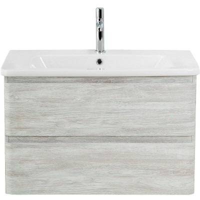Тумба под раковину BelBagno Albano-Cer 80, подвесная, цвет Rovere Vintage Bianco, Albano-Cer-800-2C-SO-RVB