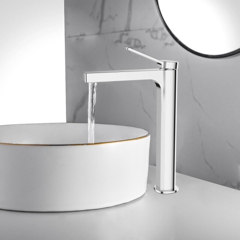 Смеситель BelBagno Albano-LMC-CRM-W0 для раковины, без донного клапана, хром