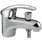 Смеситель на борт ванны Haiba HB1221, хром